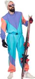 Wilbers & Wilbers - Foute Skipakken - Fout 80s Ski-Pak - Man - Blauw - Maat 50