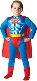 RUBIES FRANCE - Deluxe Superman-kostuum - 134/140 (9-10 jaar)