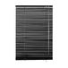 GARDINIA aluminium jaloezieën, privacybescherming, zonwering, bescherming tegen verblinding, wand- en plafondmontage, aluminium jaloezieën, zwart, 100 x 175 cm