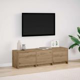 Maison Exclusive - Meuble TV en bois stratifié imitation chêne artisanal