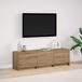 Maison Exclusive - Meuble TV en bois stratifié imitation chêne artisanal