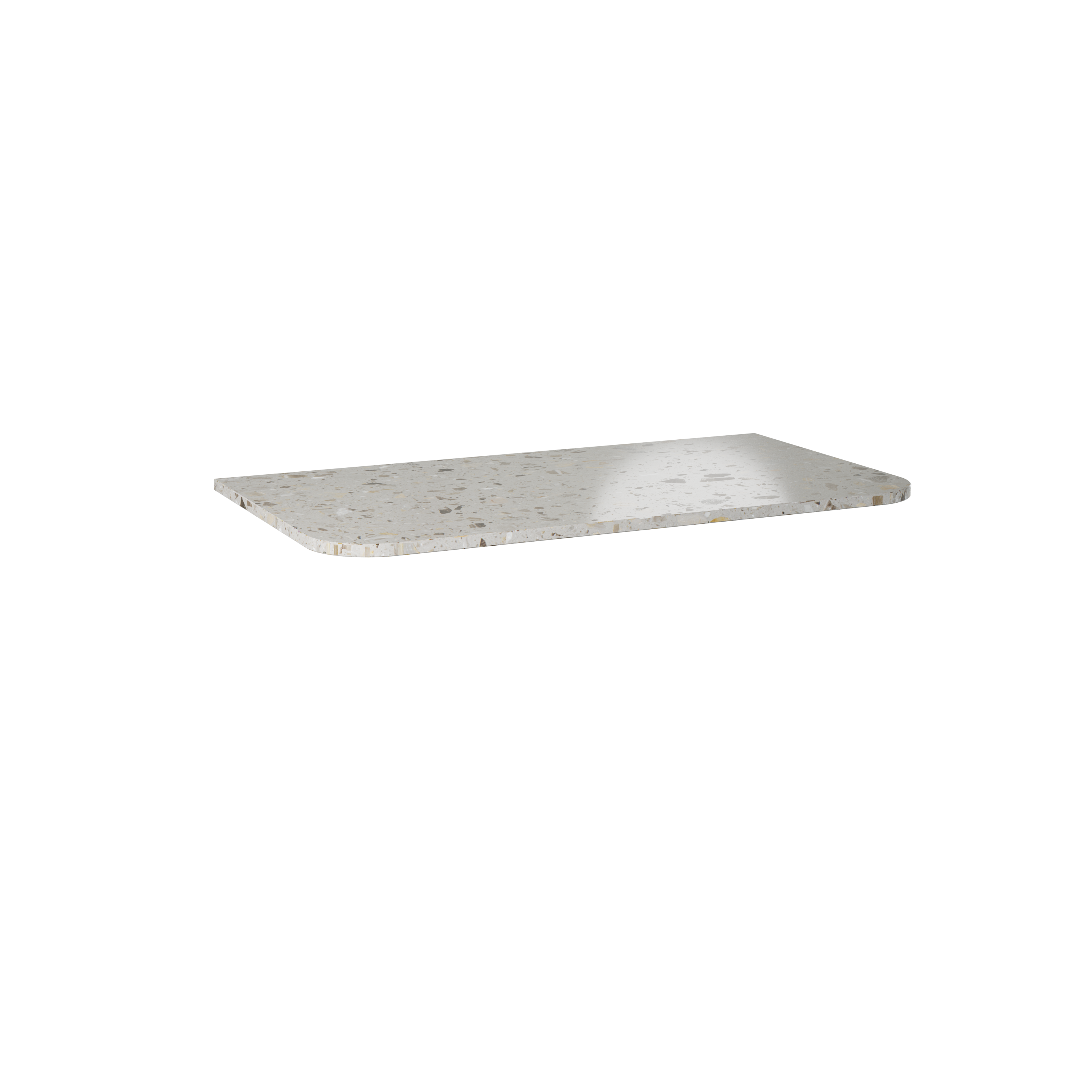 Balmani Moon Stretto enkel of dubbel tablet terrazzo greige 100 x 55 cm
