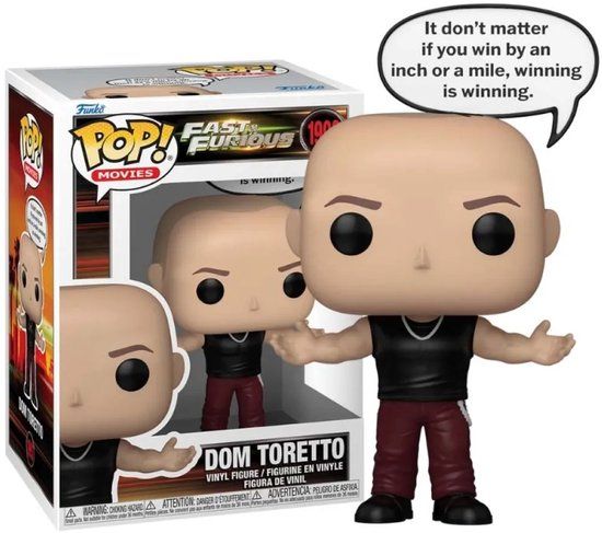 Funko Pop Movies Fast & Furious Dom Toretto figuur