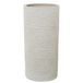 DRW Ronde kap van keramiek in mat wit, 24 x 24 x 48 cm