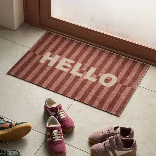 NOUS Living deurmat Hello Stripes (75x50 cm)