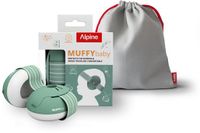Alpine Muffy Baby Gehoorbescherming (12-36 Maanden) - Gecertificeerde Koptelefoon Baby - Verstelbare Oorbeschermers voor Baby en Peuter - 23 dB Demping - Sage