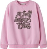 NAME IT - NKFNAANLO LS NREG SWEAT BRU BOX - Meisjes - Sweaters - Katoen/Polyester - Maat 158/164 - Roze