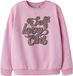 NAME IT - NKFNAANLO LS NREG SWEAT BRU BOX - Meisjes - Sweaters - Katoen/Polyester - Maat 158/164 - Roze