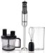 Blaupunkt HBD611 - Staafmixer - 1200W - Titanium Messen - Inclusief Foodprocessor en Garde