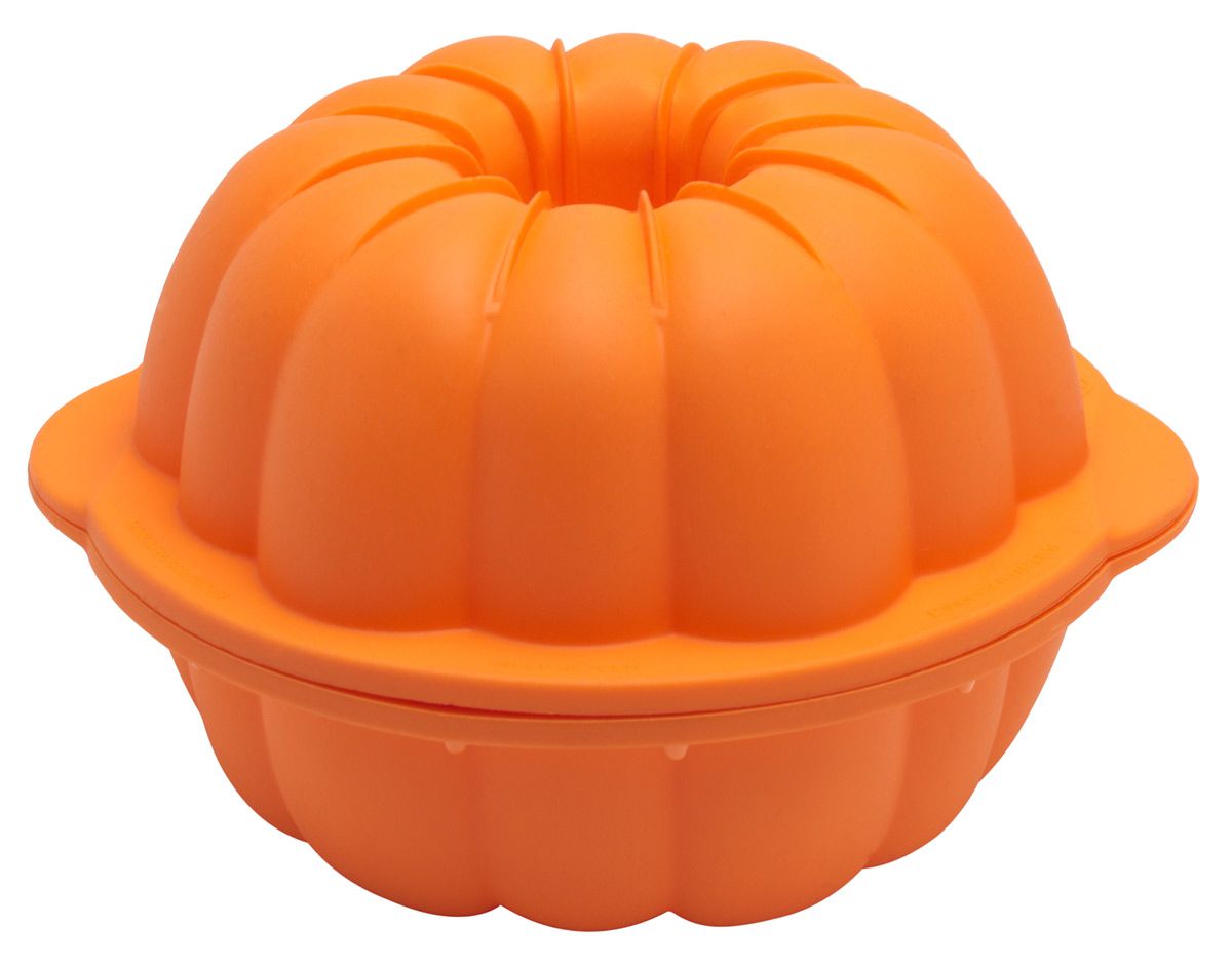 Lékué 3D pompoen bakvorm ø 17,5 cm silicone oranje