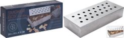 Merkloos Excellent Houseware BBQ Smoker Box - Stainless Steel - 24 x 10 x 4.5 cm