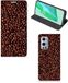 Standcase Étui pour OnePlus 9 Pro Flip Style Cover Grains de café