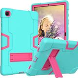 Togadget® iPad Air 4 10.9 inch (2018–2020 - 2021) kickstand – Schokbestendig Hoesje - groen - roze