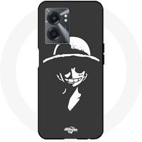 Maniacase Etui Realme V23 Monkey D. Luffy zwart wit