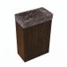 Saniclass Toiletmeubelset - 40x60.5cm - 1 deur - fontein dark emporador - kraangat rechts - eiken charcoal