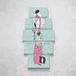 Homemania Afbeelding Flamingo, 5 dieren per woonkamer, meerkleurig, 100 x 3 x 60 cm, HM205PKNV-154, polyester, hout