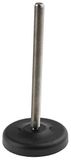 RS PRO Adjustable Foot M12 to 1300 kg x 150 mm, up to 30 degrees tiltable/polyamide stainless steel x 183 mm