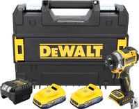 DeWalt DCF 860 E2T accu-slagmoersleutel 18 V 282 Nm 1/4" borstelloos + 2x Powerstack accu 1,7 Ah + oplader + TSTAK