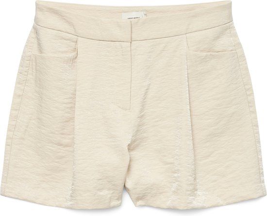 Vero Moda Vmliana Mw Shiny Shorts - Oatmeal - W38