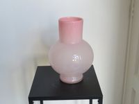 Hakbijl Glass Vase Deborah - Souple Rose - verre - D20 x H 26 cm