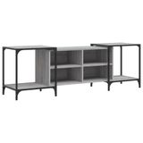 VidaXL TV-meubel 153x37x50 cm bewerkt hout grijs sonoma eikenkleurig