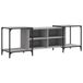 VidaXL meuble TV 153x37x50 cm bois traité gris couleur chêne sonoma