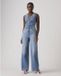 Levi's Jumpsuit léger à jambes larges en denim bleu