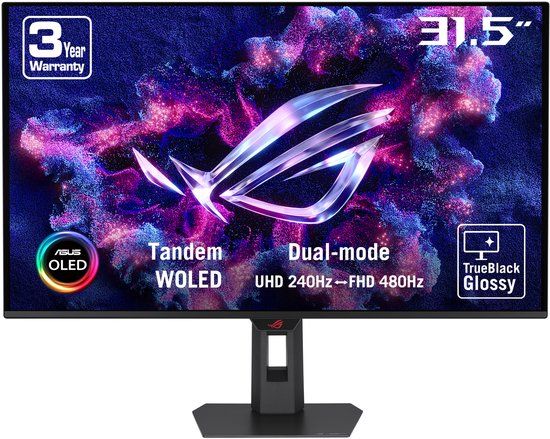 ASUS ROG Strix OLED XG32UQWMS - 31.5 Inch - 4K UHD - 0.03ms - 240Hz - OLED