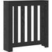 Chêne Noir Cache-radiateur 78 x 20 x 82 cm Bois d'ingénierie