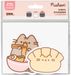 Grupo Erik Pusheen - Pack Of 2 Sushi Roll Vinyl 6 Sticker Set - Multicolours