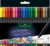 FABER-CASTELL Grip Finepen-set, 20 fineliners, lijndikte 0,4 mm