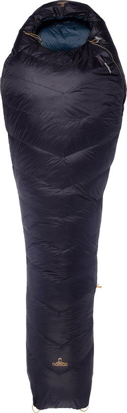 NOMAD Orion 180 XL Mummy Sleeping Bag - 230x80cm Blue - Lightweight & Quality - Sleeping Bag - Incl. Cover - Fitted Hood - Extra Insulation