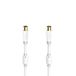 Hama 00205245 coax-kabel 0,75 m Coaxiaal Wit