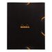 RHODIA 19249C - Elastomap - Kartonnen Map 3 Flappen Zwart - 19 x 24 cm