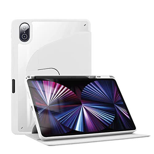 Spzhike iPad 10.9 beschermhoes voor iPad Air 4e generatie met penhouder [Auto Sleep/Wake] voor iPad Air 5e generatie 2022 met drie deuren Smart Case, Auto Sleep/Wake