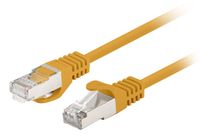 Lanberg PCF6-10CC-0025-Y Netwerkkabel Oranje 0,25 m Cat6 F/UTP (FTP) Rond