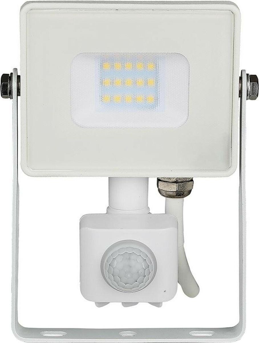Samsung LED Bouwlamp 10W met Sensor - Natuurlijk Wit 4000K - Mat Wit - Aluminium
