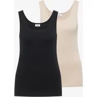 cecil Basic top met ronde hals in een 2-pack