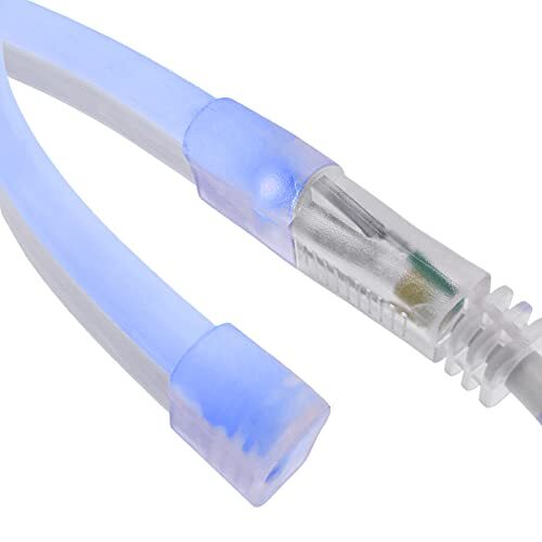 PrimeMatik.com PrimeMatik - Flexibele LED-striplicht Neon Flex LNF 16x8mm 220VAC 50m blauw