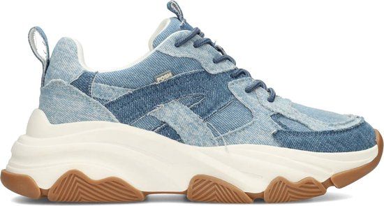 POSH by Poelman GIGI Dames Sneakers - Licht denim - Maat 37