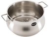 Cuiseur vapeur acier inoxydable 18/10, diamètre 22 cm, Italie
