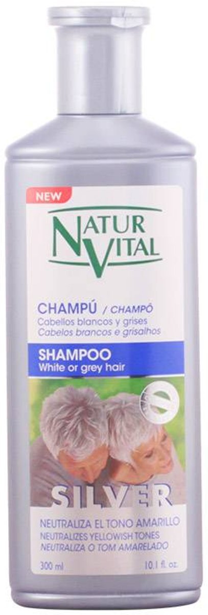 Naturaleza y Vida Shampoo SILVER cabello blanco y gris 300 ml