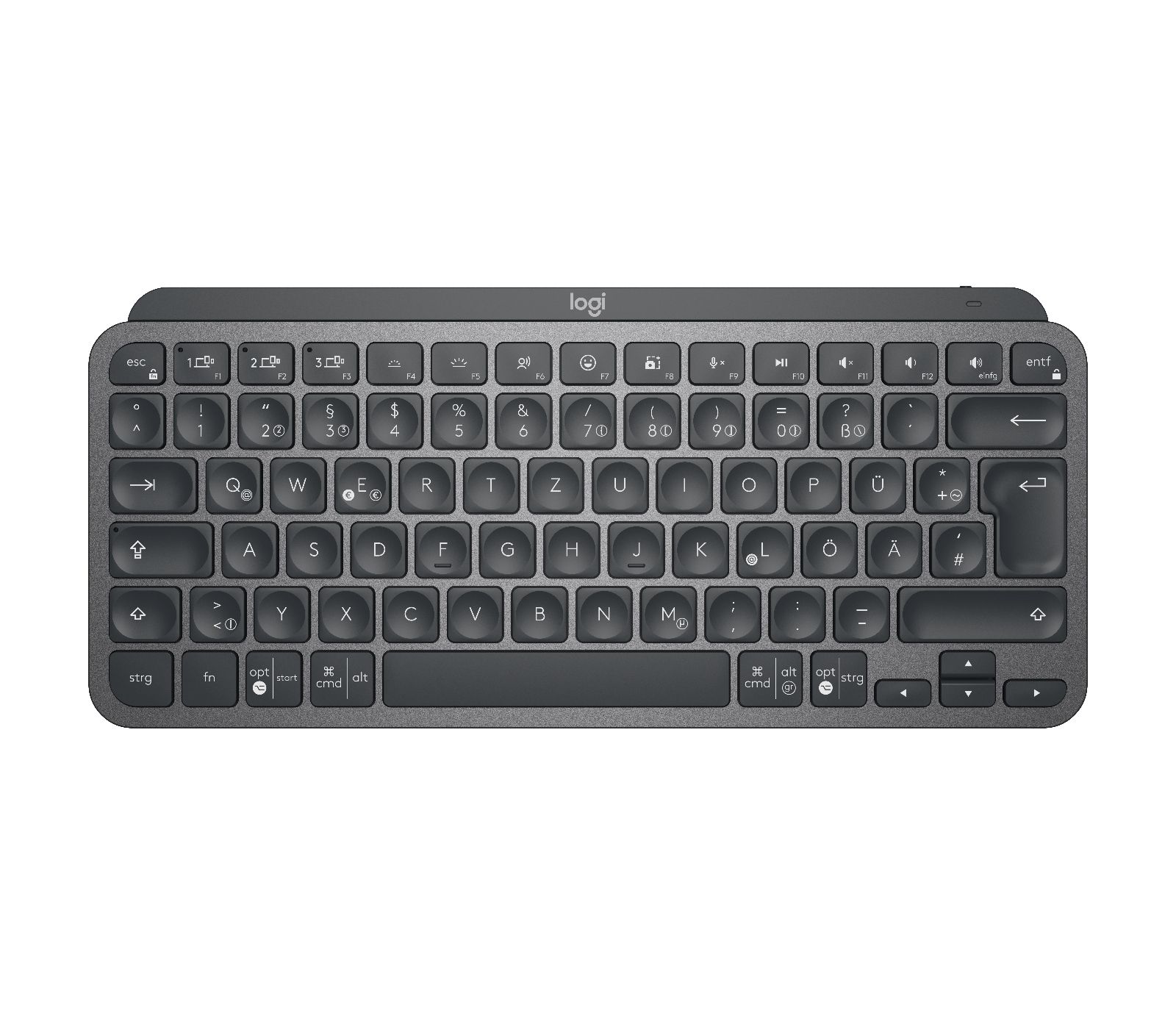 Logitech MX Keys Mini - Draadloos QWERTZ Toetsenbord - Grafiet