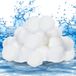 TRUEFLASH SAS Balles filtrantes 1400g Blanc - Accessoires pour système de filtre à sable, Filtre de piscine