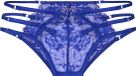 Hunkemöller Brazilian Nienke Blauw Dames Kant Gebloemd Polyamide XL