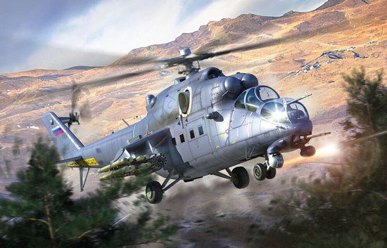 Trumpeter Modelbouw Helikopter 1:48 - Mi-35M Hind-E