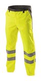 Högert Technik ABENS Hoge zichtbaarheid regenbroek voor heren, maat 2XL, geel