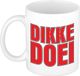 Bellatio Decorations Afscheid cadeau mok collega - dikke doei - rood - 300 ml - keramiek