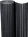Bolt Edge Zichtbreeknet Deluxe - Toile occultante - Clôture - Toile brise-vent - Toile PVC coupe-vent - Noir - 100x400cm