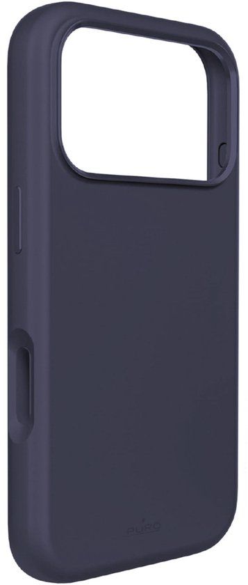 Puro Case Pure Icon Mag Pro Vloeibare Siliconen Zwart Voor Iphone 17 Pro Met Magsafe